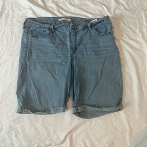 Levi's Light Blue Bermuda Denim Shorts